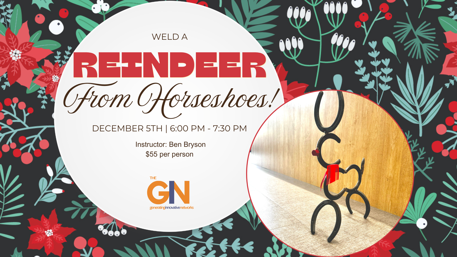 Weld a Reindeer from a horseshoe (1920 x 1080 px) (1)