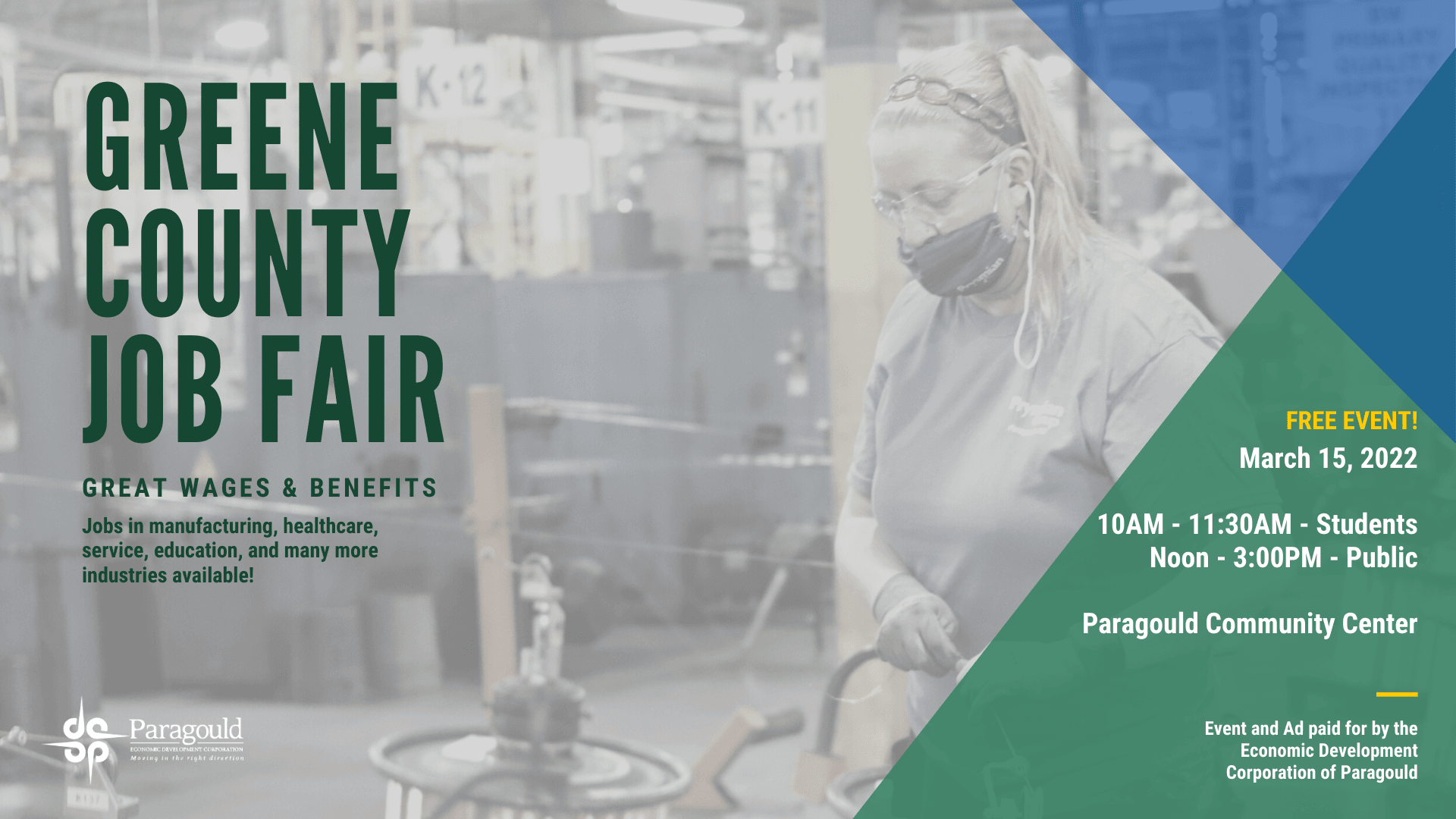 Greene County Job Fair (Facebook Event Cover)